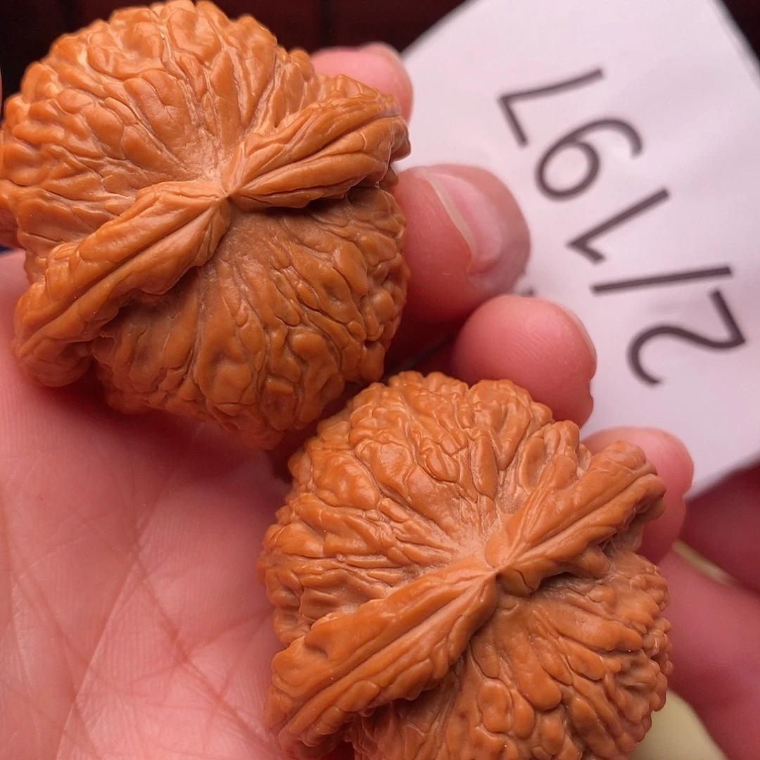 文玩核桃把件38白狮子