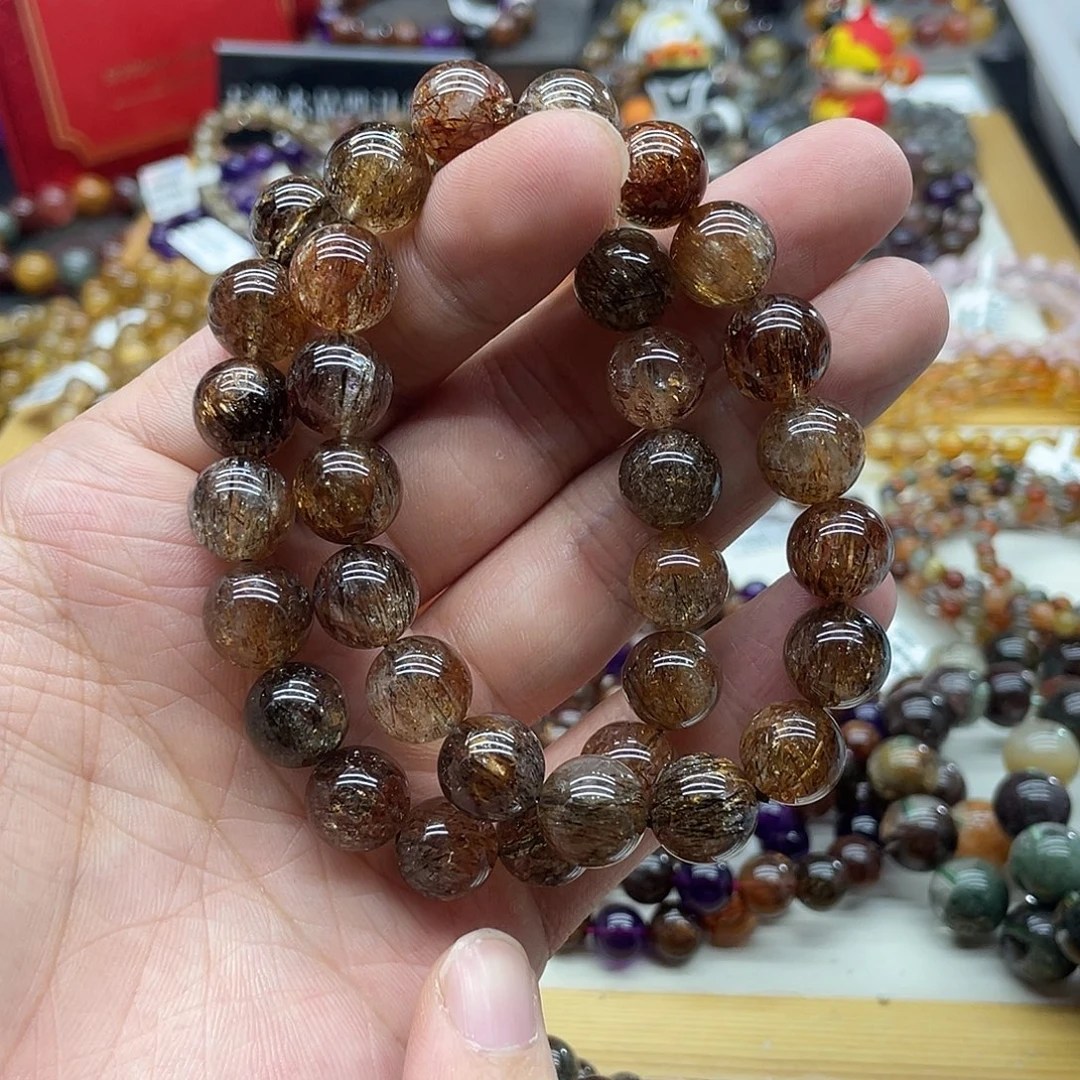 水晶未镶嵌手链多样性发货发一条