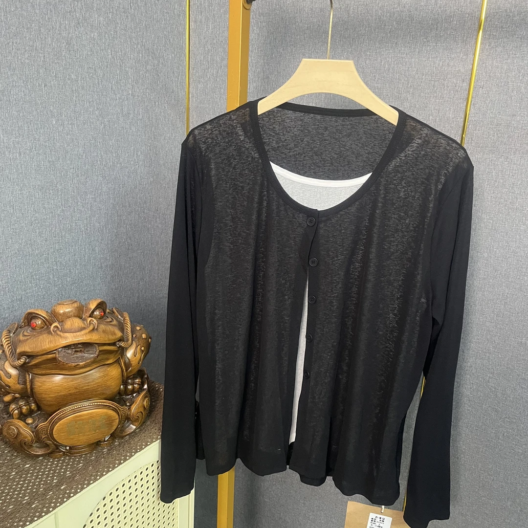 加肥加大码显瘦假两件