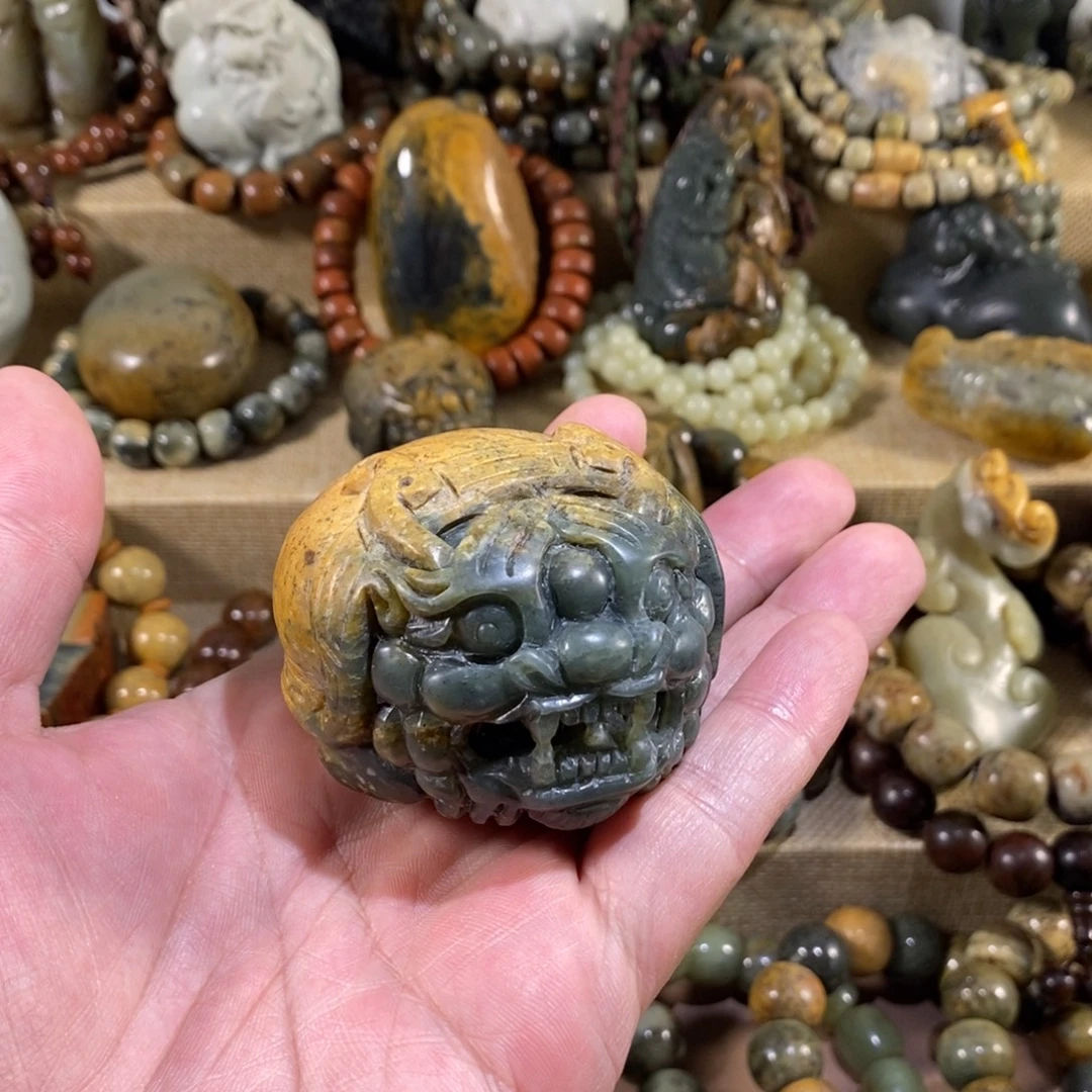 岫岩河磨玉（透闪石质玉）未镶嵌挂件