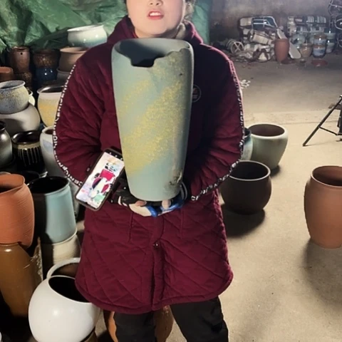 口16高38瑕疵盆子