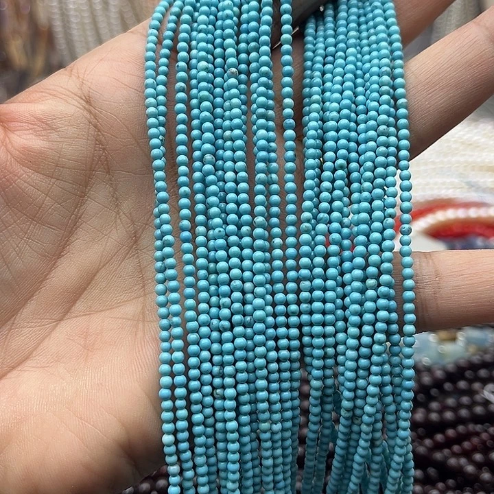 玛瑙/玉髓未镶嵌珠宝半成品yt2mm左右蓝松