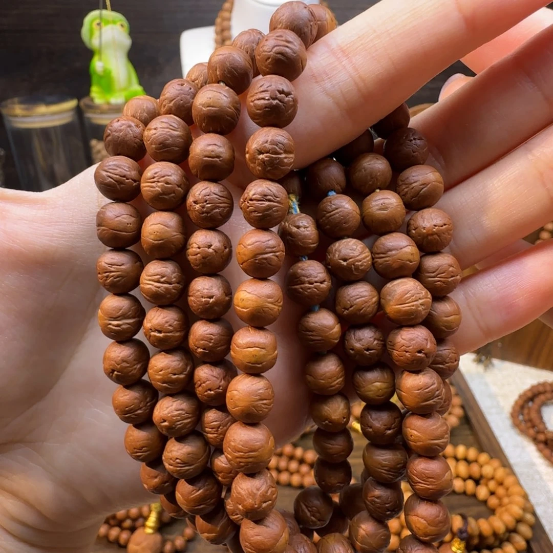 凤眼菩提吊坠国产酸枣核精品红豆