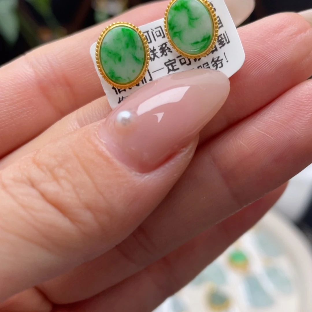 翡翠银S925镶嵌颈饰