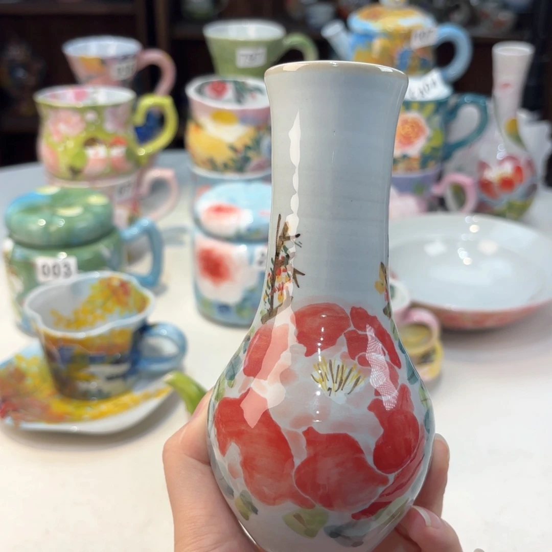 景德镇手绘高温釉下彩陶瓷茶具