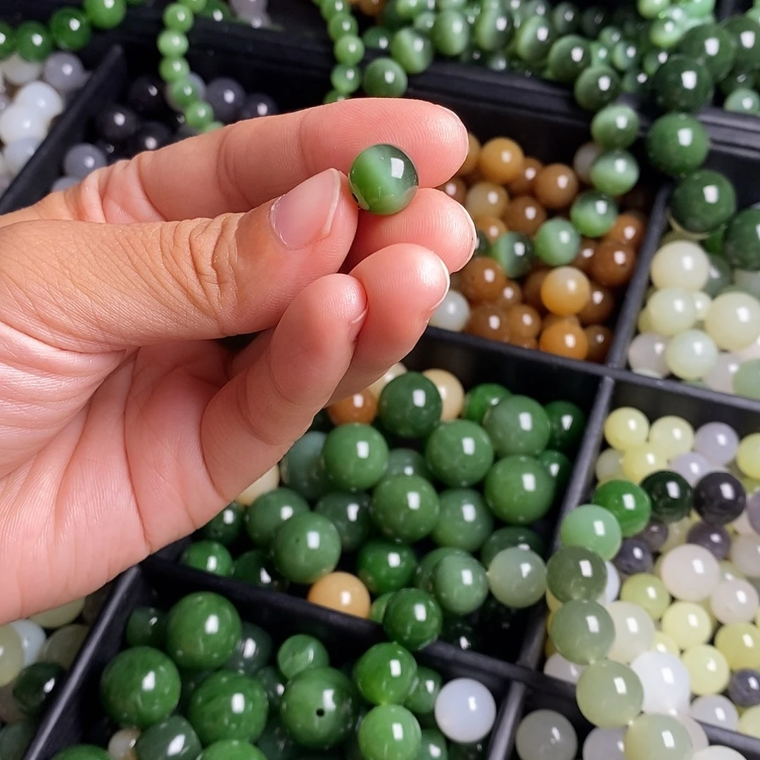 未镶嵌和田玉（碧玉）珠宝半成品