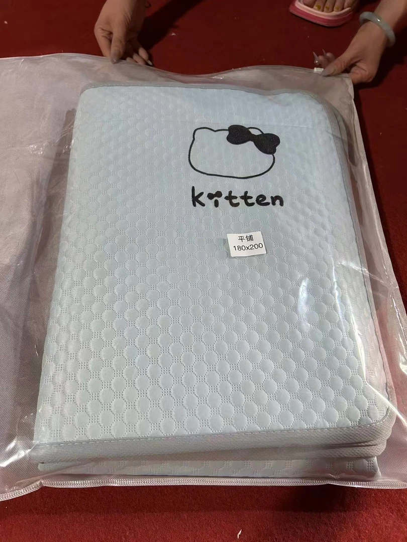 【孤品尾货】冰豆豆凉席标准床单款三件套 （以直播间实物为准）