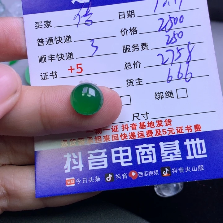 颈饰未镶嵌翡翠倚*