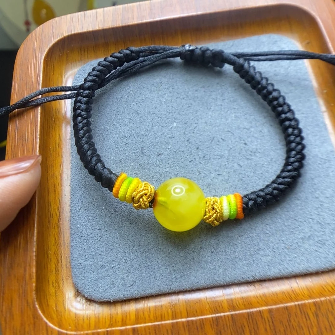 蜜蜡颈饰未镶嵌如*…郎