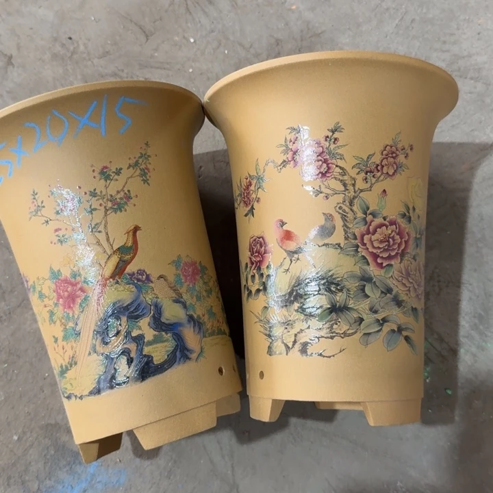 紫砂花盆25/20:15