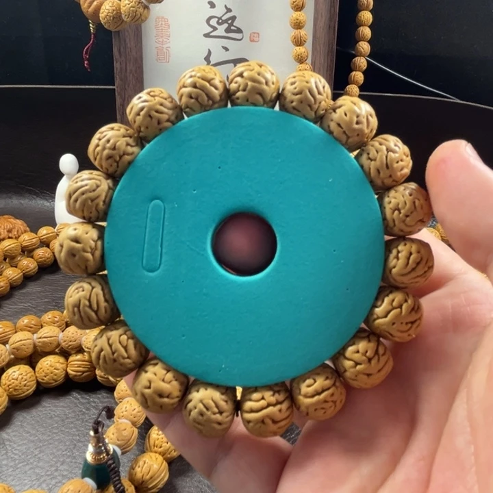 桃核手串14尺寸大肠纹桃核