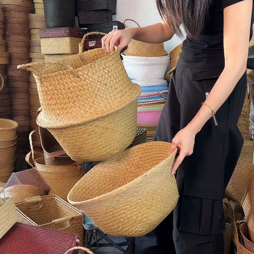 草编草编包/草编收纳盒微瑕疵