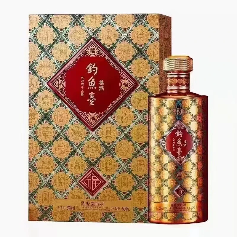 钓鱼台钓鱼台福酒 500ml 酱香型白酒 53度