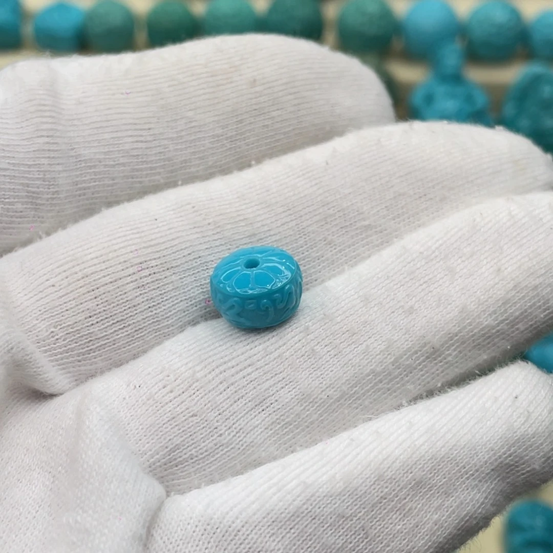 绿松石未镶嵌颈饰卡10.8-6.8