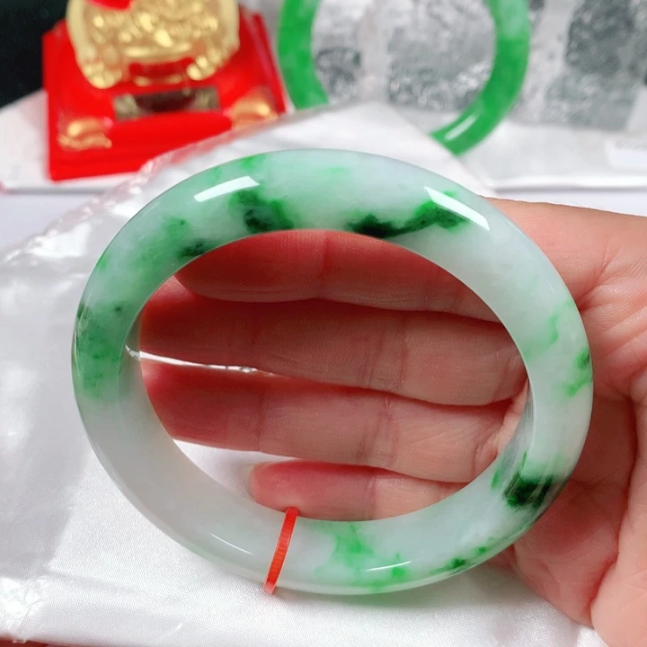 未镶嵌手镯翡翠  编号S1672 正圈59