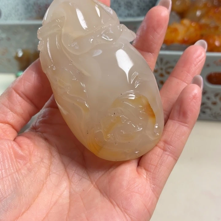 玛瑙/玉髓未镶嵌吊坠(不含链)