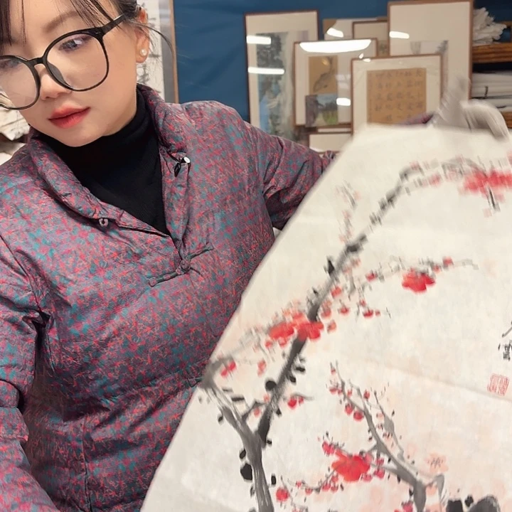 国画阳**化手绘作品 338