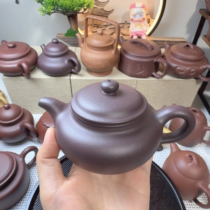 朱***朱原矿紫泥仿古微瑕