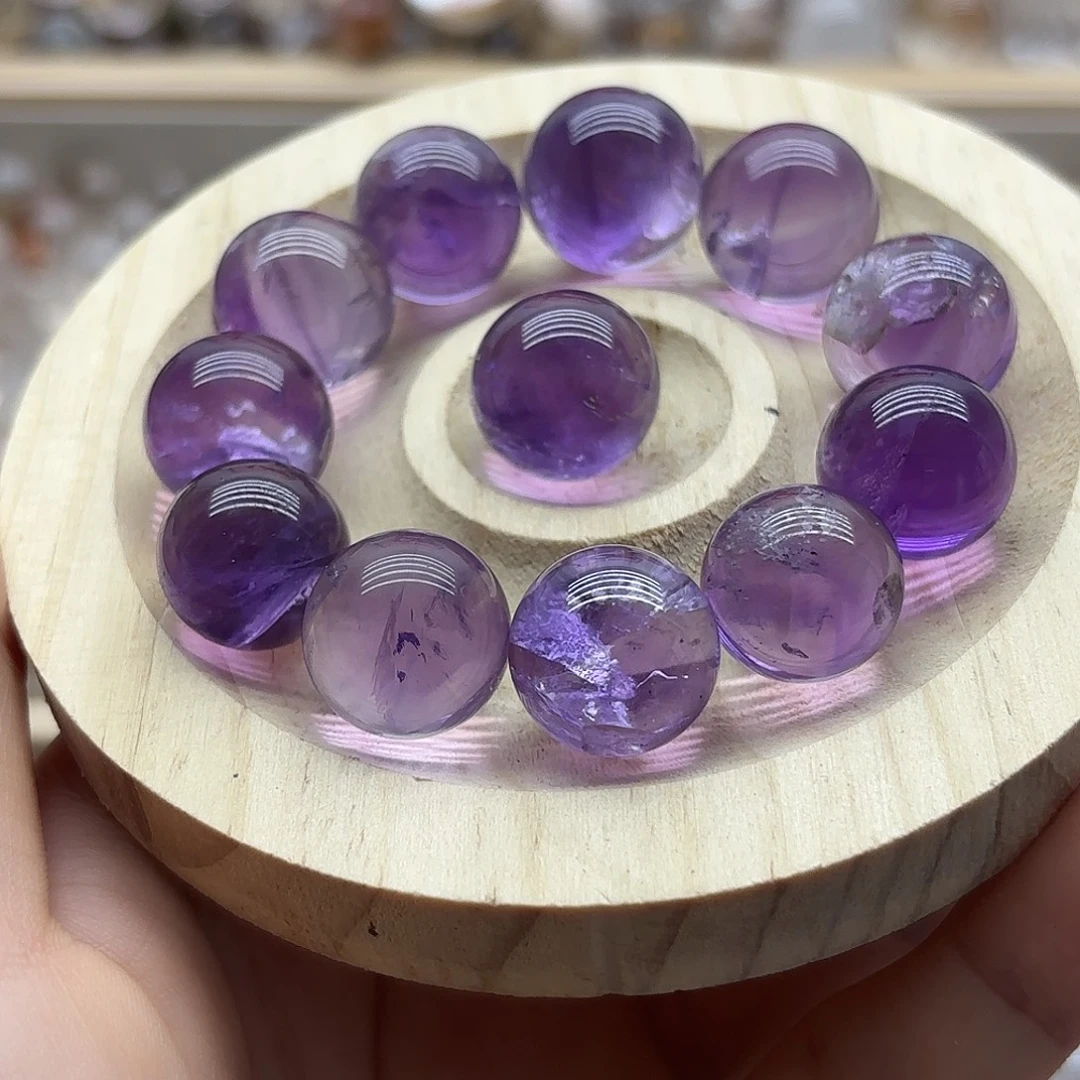 汤***圆水晶珠宝半成品未镶嵌682