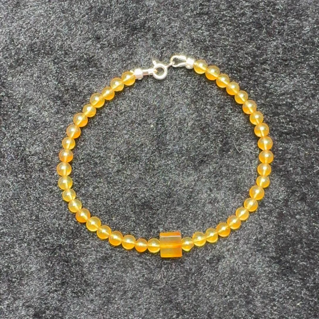 琥珀未镶嵌珠宝奇石金珀方糖小单圈