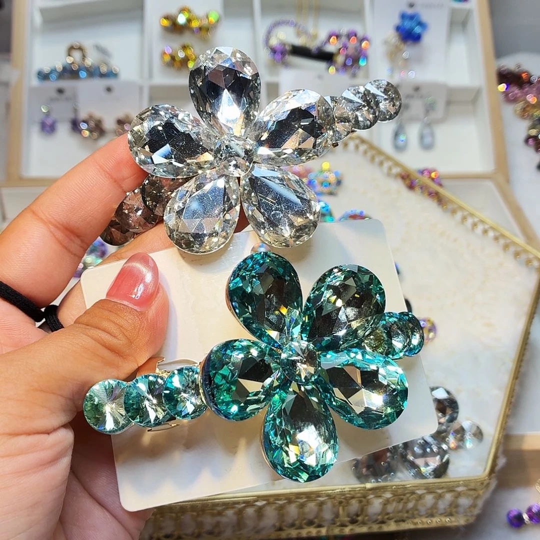 布艺铁合金发饰发夹发夹