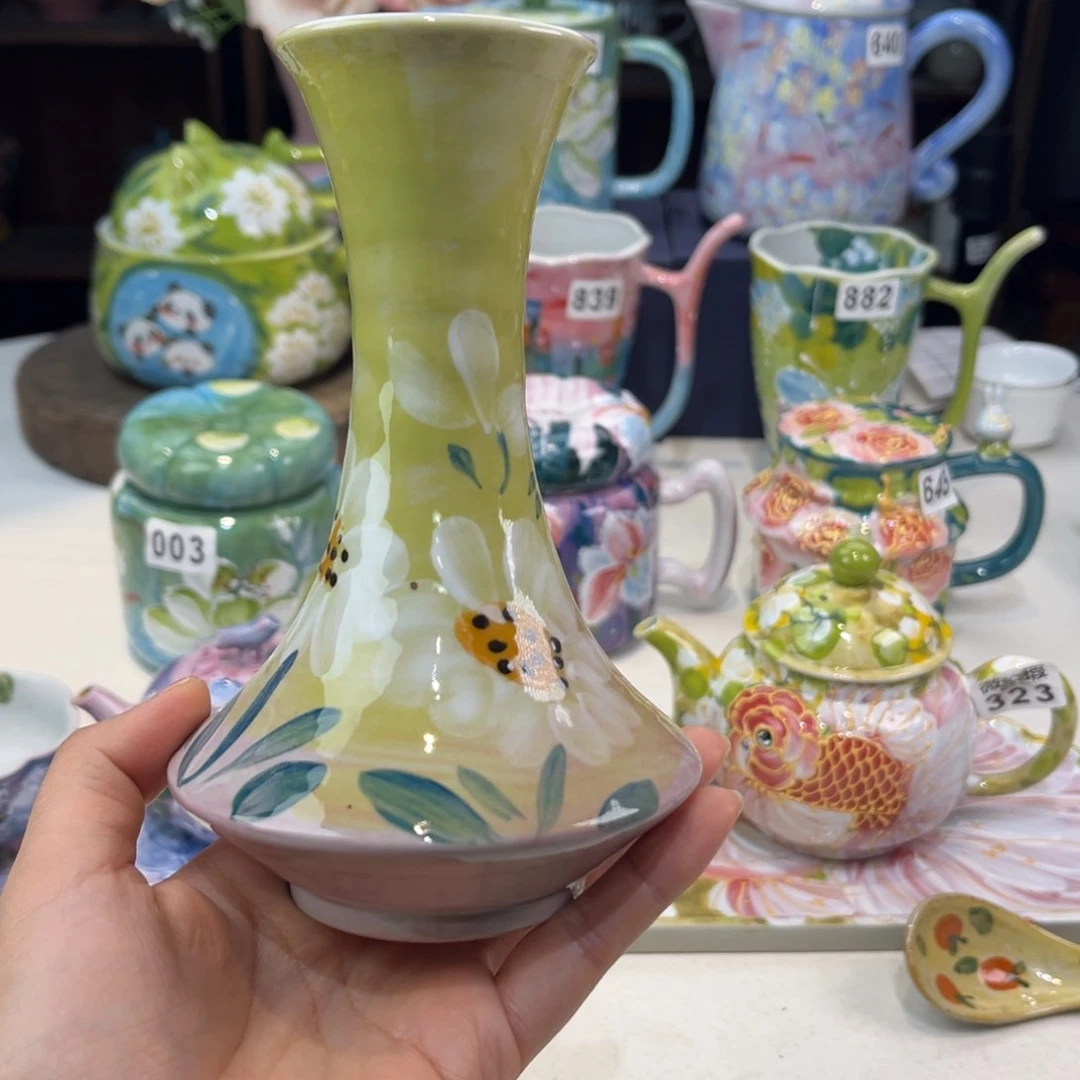 瓷片景德镇手工手绘陶瓷茶具