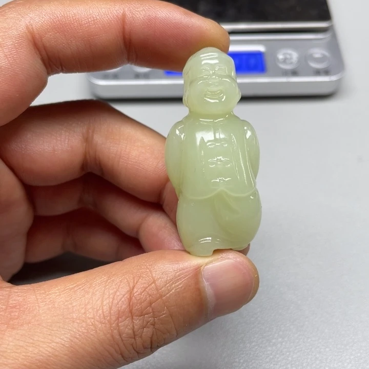 和田玉吊坠(不含链)未镶嵌冷*吹