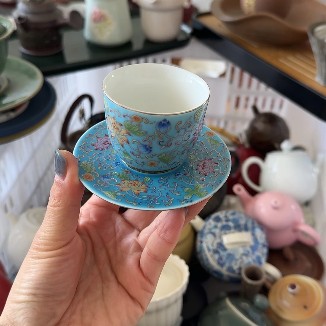 微瑕陶瓷茶杯茶壶茶具