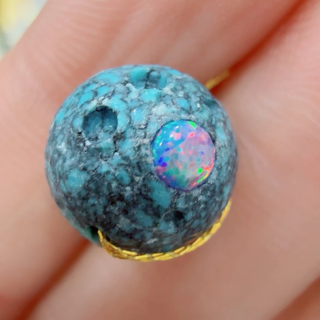 未镶嵌绿松石珠宝奇石