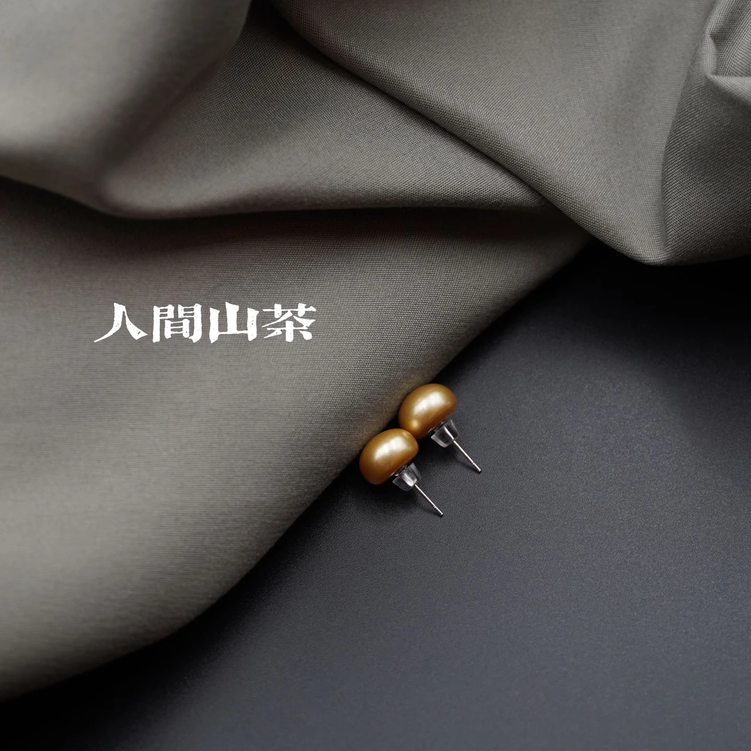 人间山茶I-1399 珍珠耳钉 多样性发其一