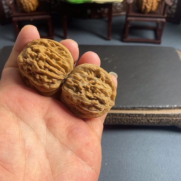 把件文玩核桃四座楼