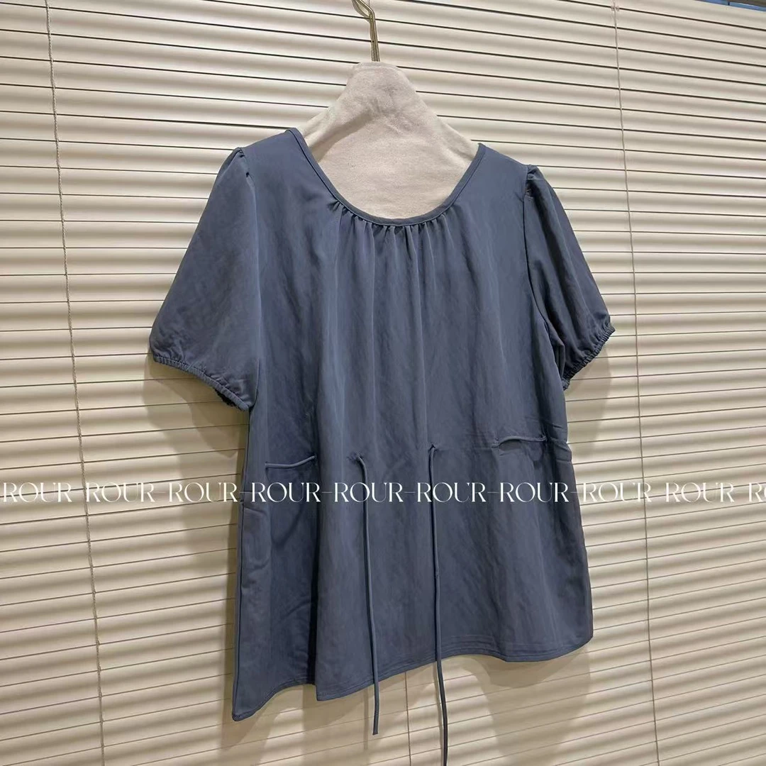 rour系带小衫9166