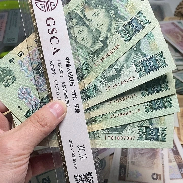 红***子退市人民币5张如图