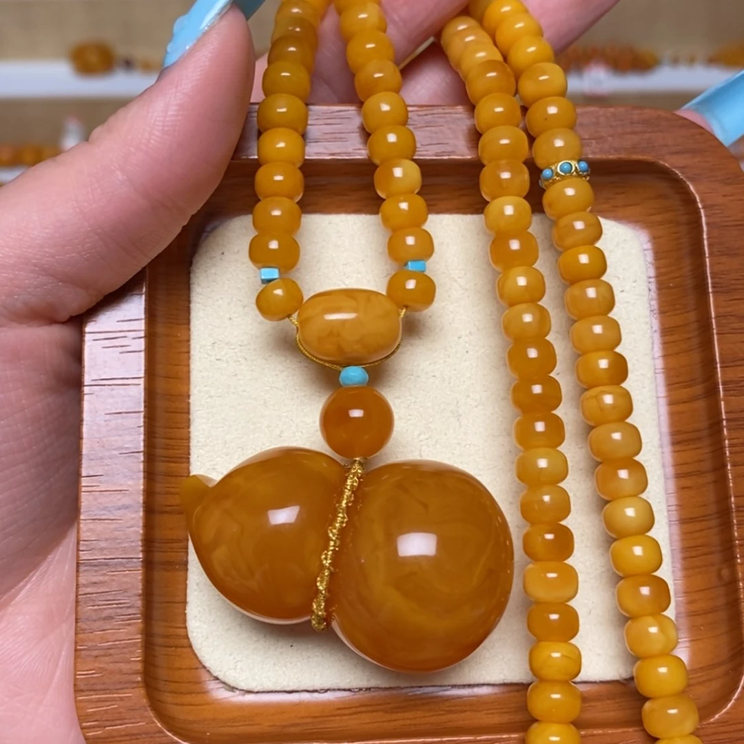 【闪购商品】未镶嵌颈饰蜜蜡项链