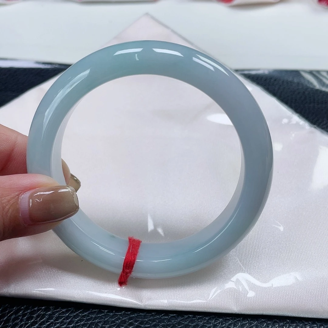翡翠手镯未镶嵌缅甸翡翠58圈33