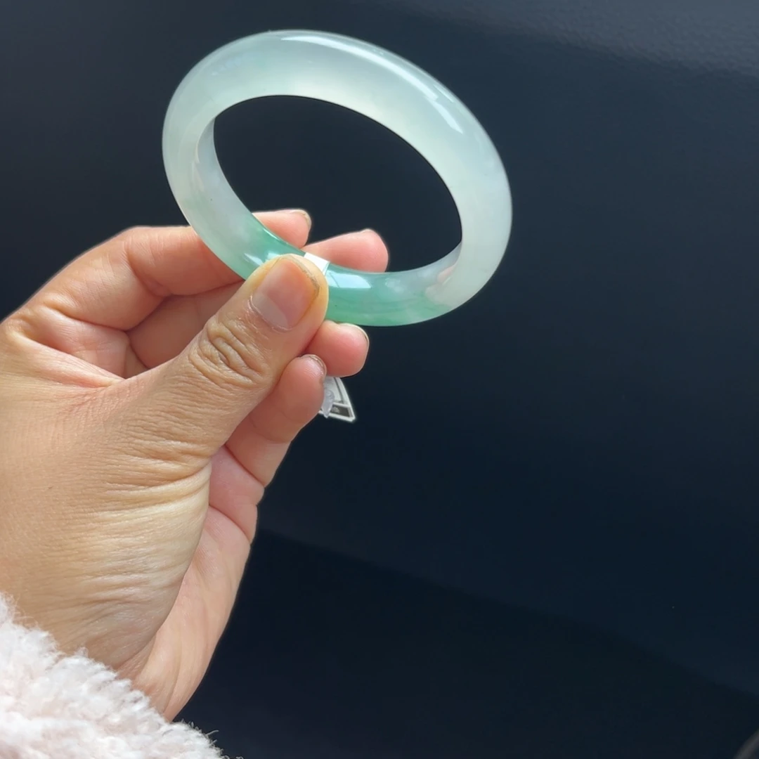 石英质玉未镶嵌手镯非洲翠5253