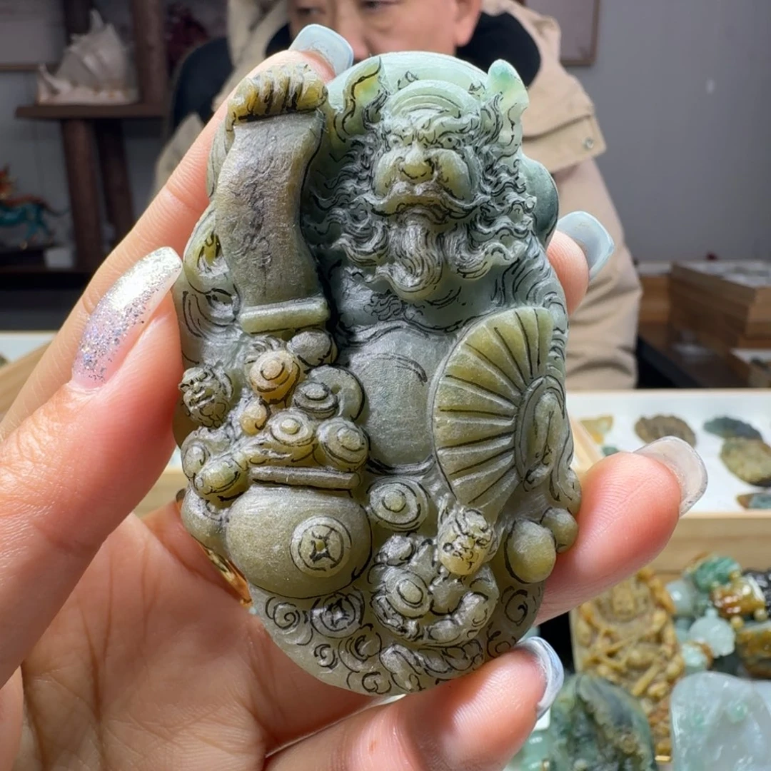 S***定制翡翠未镶嵌钟馗
