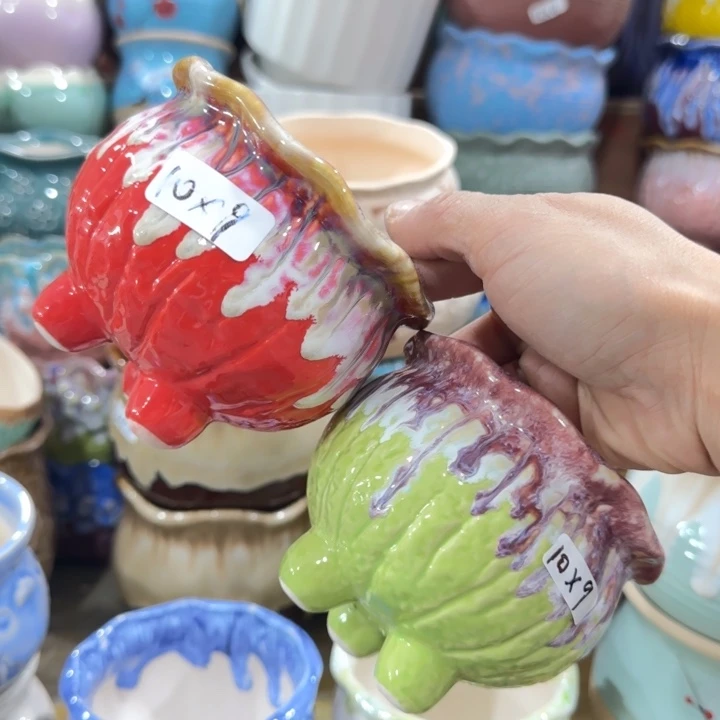 凑9块包邮，有孔，花盆