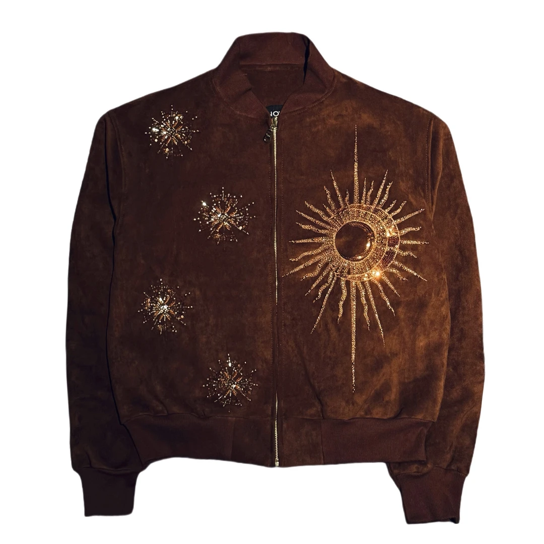 ANONYM 25FW「ISOLAND」鎏金钉珠宝石刺绣极昼夹克ISOLAND GEM JKT