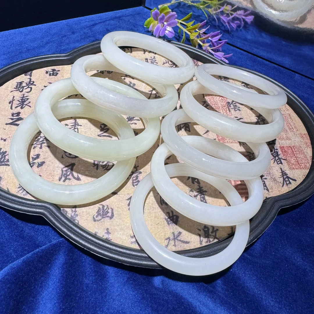 天然和田玉手镯-多样性发一-HTY256