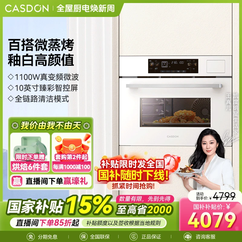 【政府补贴】【达人】DRPRO 微蒸烤炸一体机 内嵌多功能专业蒸烤箱