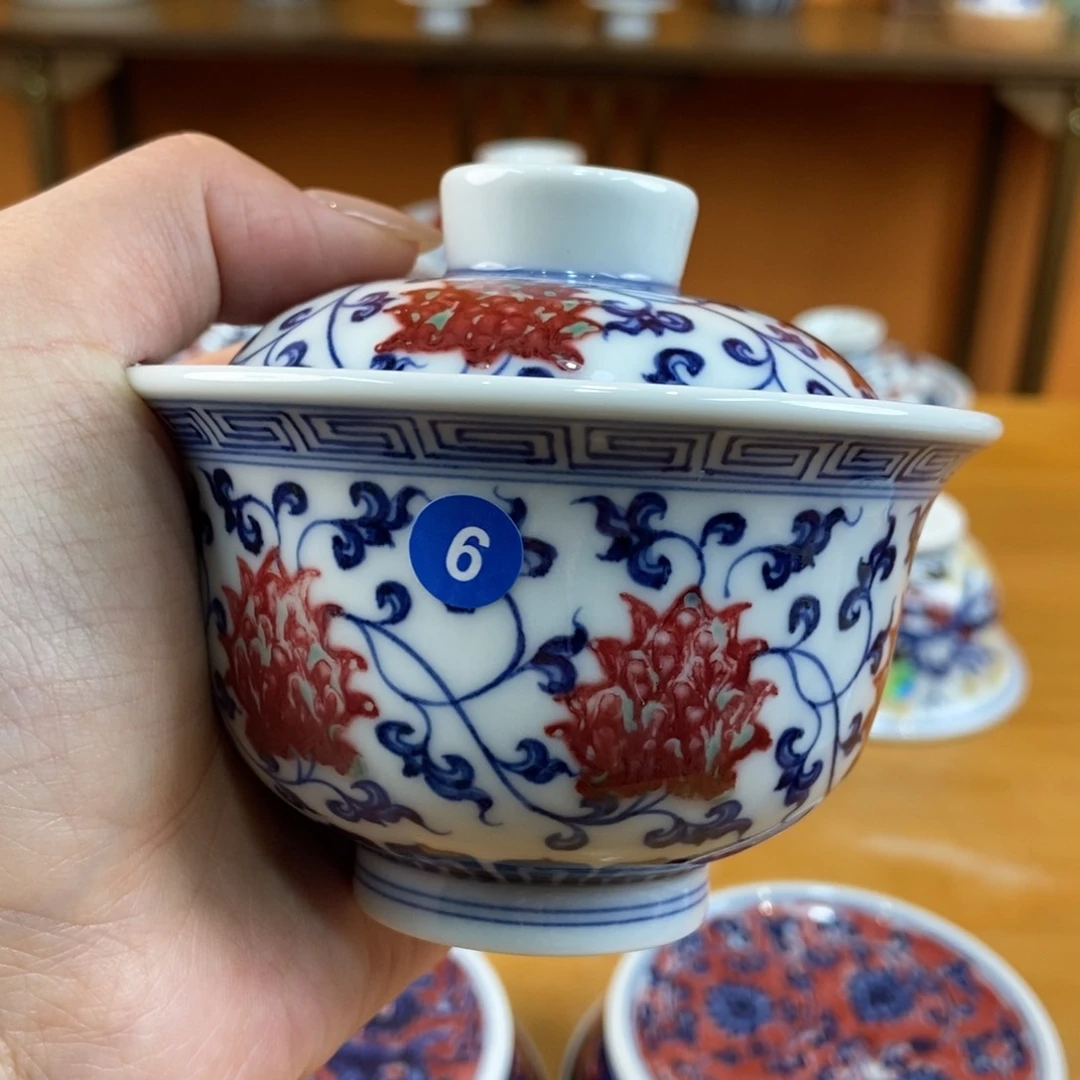 手绘现代茶具非古董