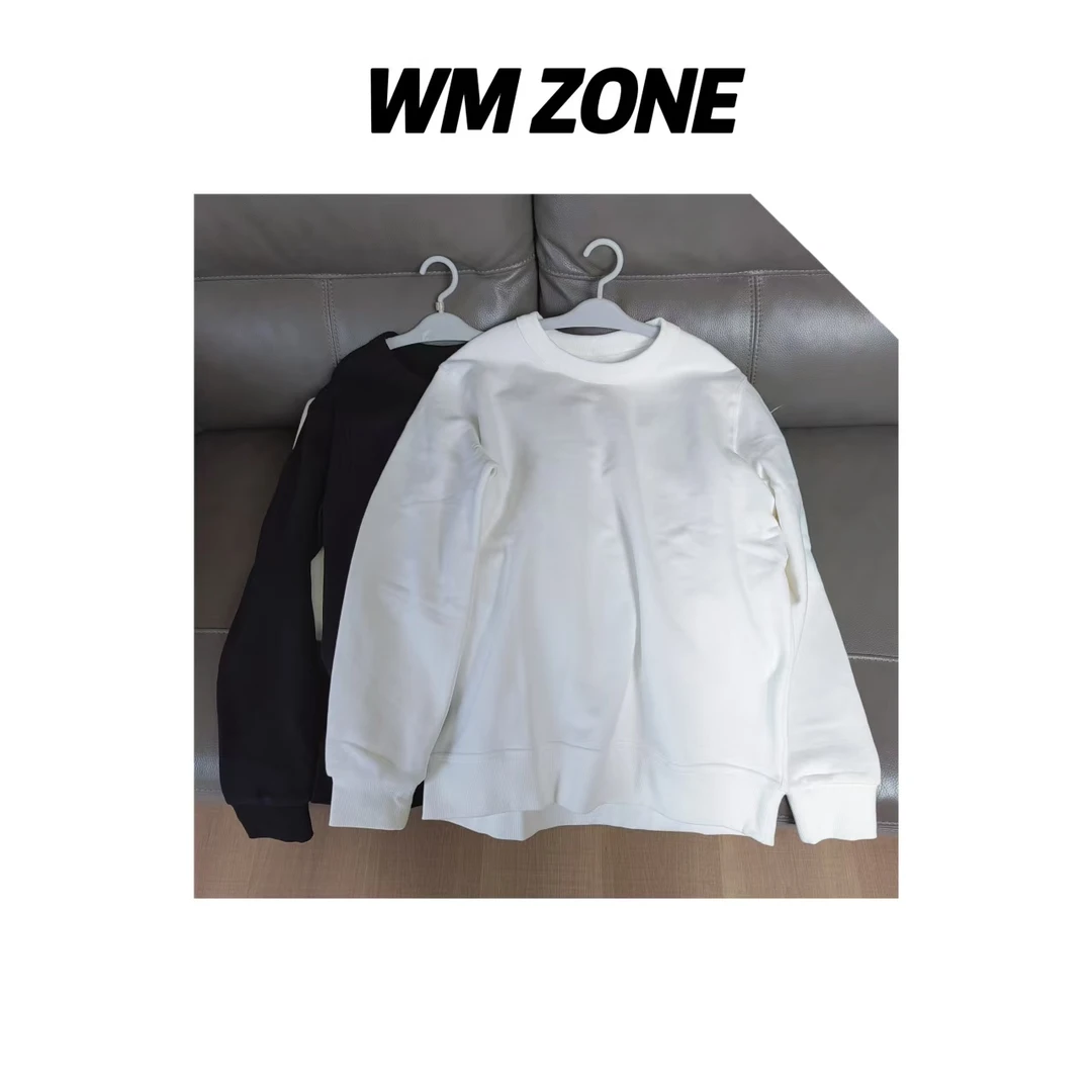 虎儿 3-2761 刺绣纯色圆领卫衣