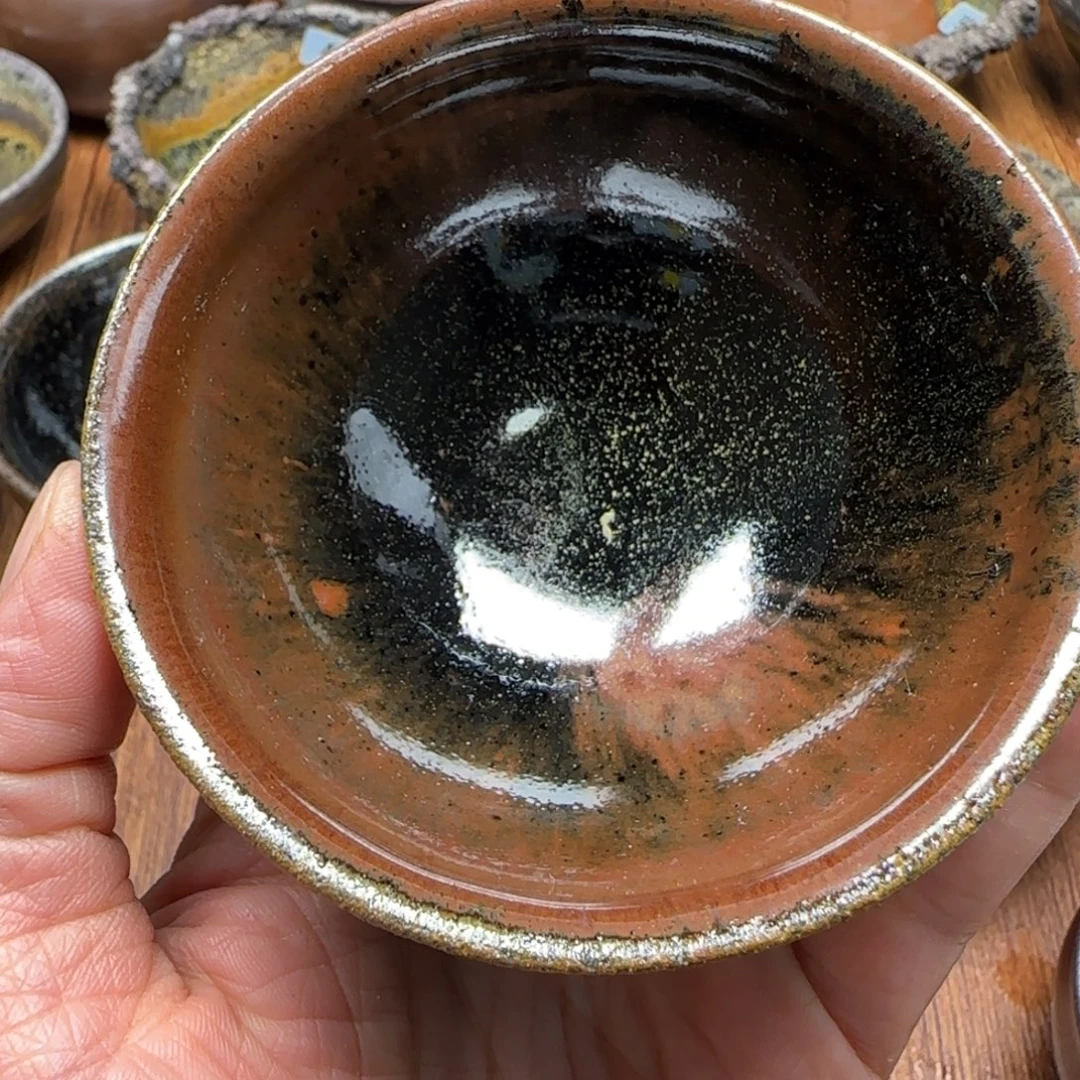 柴烧建盏茶盏茶杯70