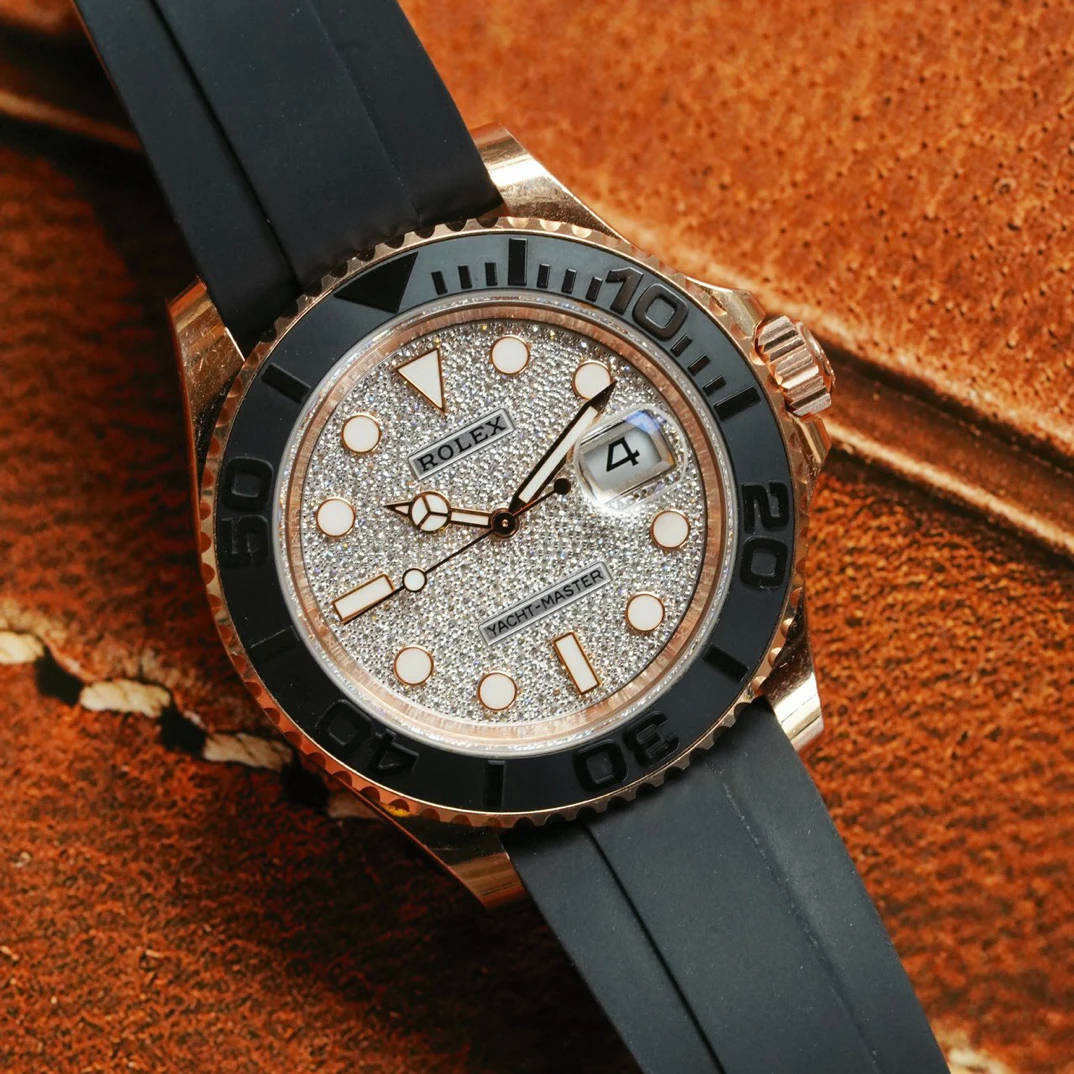 99新 Rolex/劳力士 游艇 23年 钻盘金游艇