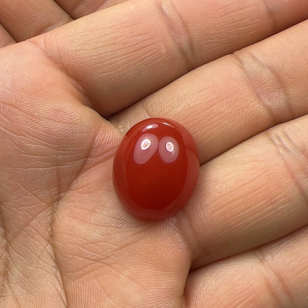 未镶嵌蛋面南红玛瑙