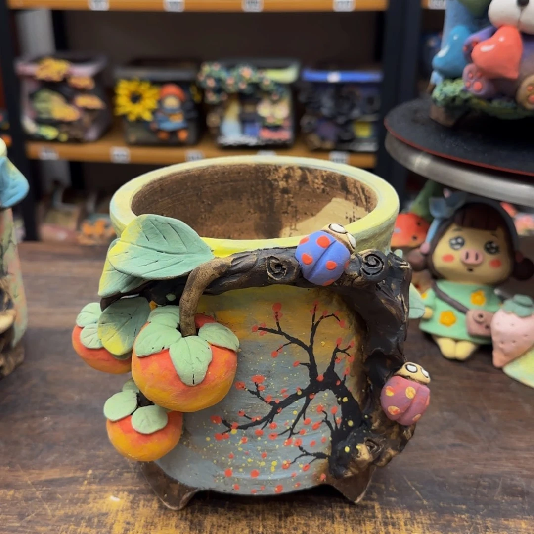 【闪购商品】北***猫粗陶手捏