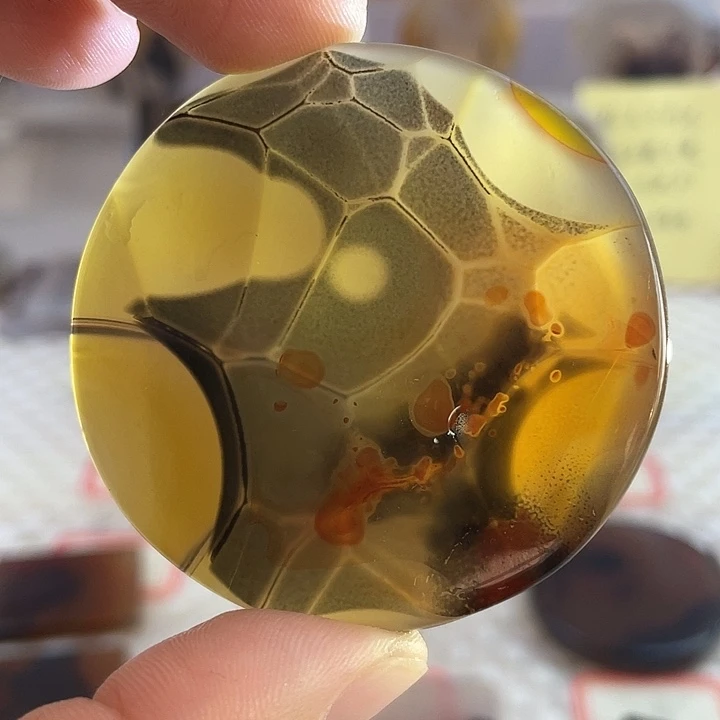 玛瑙/玉髓合金颈饰