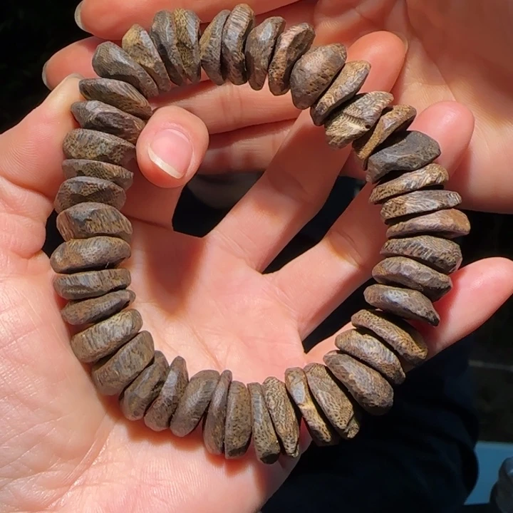 沉香手串原母树沉水树丁手串39.6克