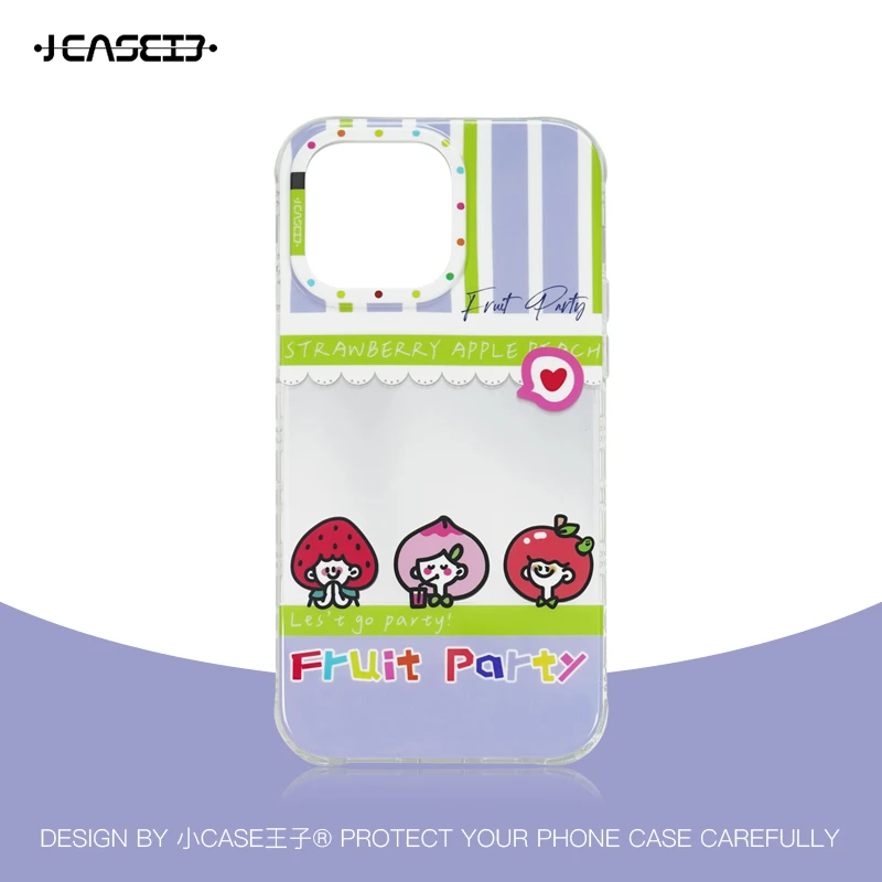小CASE王子原创派对合照双层手机壳适用苹果iPhone15 14 13ProMax